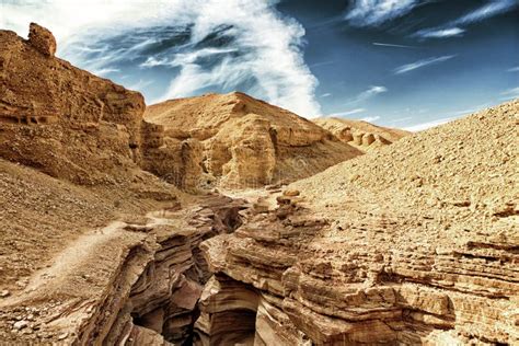 The Red Canyon Geological Attraction In The Eilat Mountains Israel