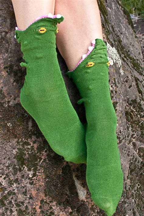 Sock Dreams Alligator 3 D Socks Socks Summer Chic Socks And Tights