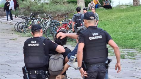 Turkish Police Batter Detain Lgbti Pride Marchers At OdtÜ Campus