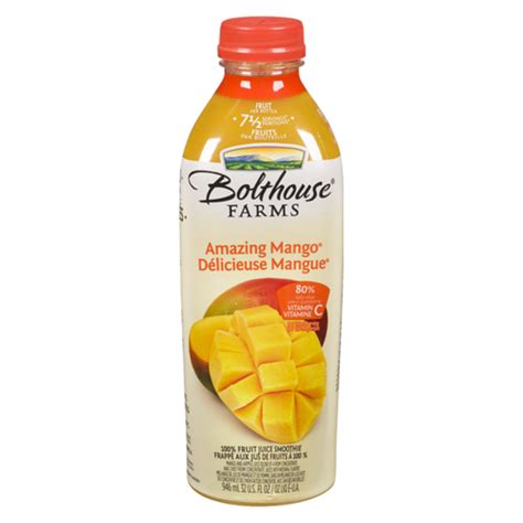 Bolthouse Farms 100 Fruit Juice Smoothie Amazing Mango 32 Oz From