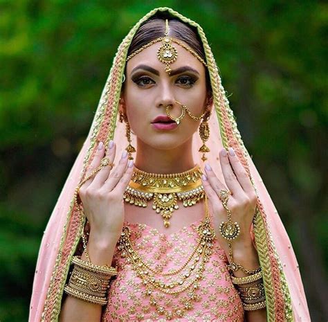 pinterest pawank90 … indian bride makeup desi wedding bridal wear