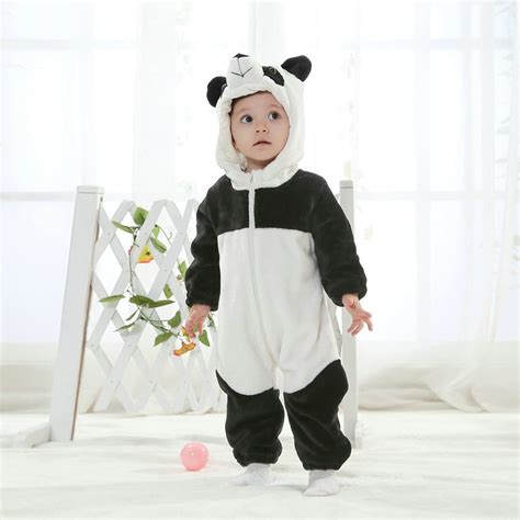 Panda Onesie For Baby And Toddler Animal Kigurumi Pajama Party Costumes