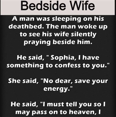 Bedside Wife Couples Jokes Bedside Wife