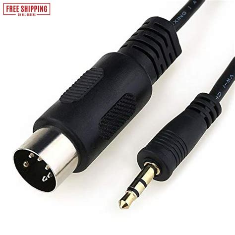 35mm18inch Trs To 5 Pin Din Midi Cable Adapter Connect An Speaker