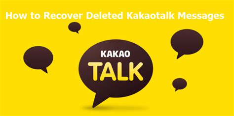 How To Recover Deleted Kakaotalk Chat Historymessages Easeus