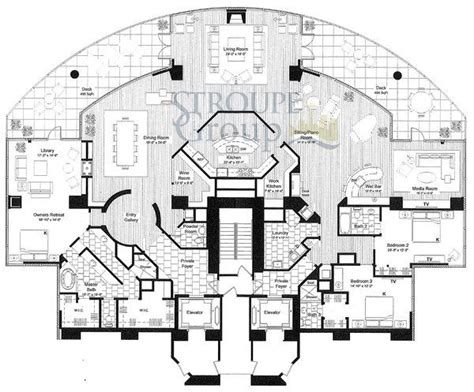 Floor Plan Of The Penthouse At Escala Christian Grey Penthouse Floorplan Penthouse Exterior