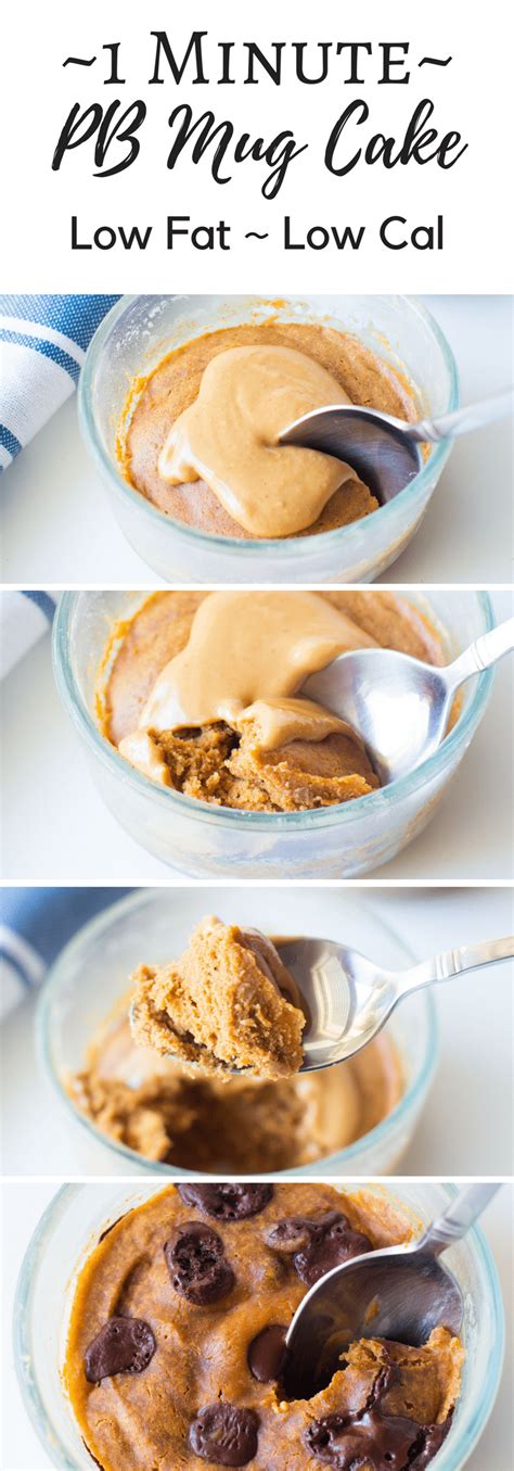 The most impressive low calorie dessert recipe to date. 1 Minute Peanut Butter Mug Cake | Recipe | Mug recipes ...