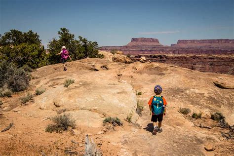 Hiking The Slickrock Trail In The Needles Canyonlands National Park