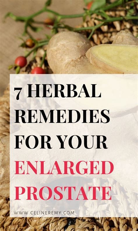 7 Herbal Remedies For Your Enlarged Prostate Enlarged Prostate Herbalism Prostate Health