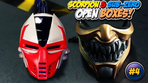 Aoutacc airsoft half face masks, evil demon monster kabuki samurai hannya oni half face protective. Scorpion and Sub-Zero open Boxes #4! DIY Hanzo Face Mask ...
