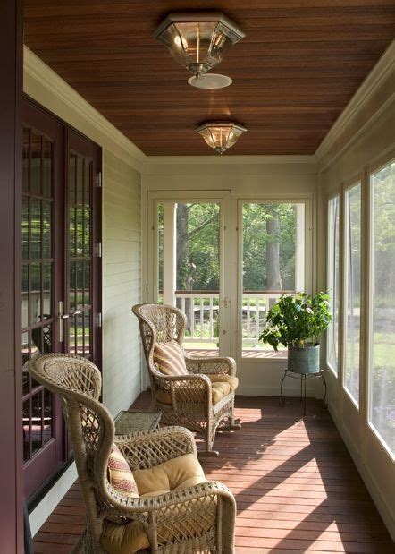 narrow sunroom design ideas house  porch screened porch designs