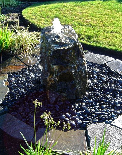 Small Fountain Over Rocks Pondless Water Features Water Fountains