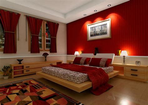 Red Theme Bedroom By Prabhjotsingh333 On Deviantart