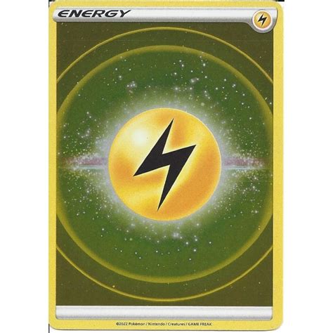 Pokemon Trading Card Game Lightning Energy Reverse Holo Card