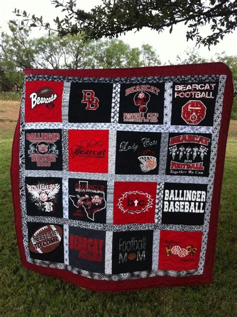 Tee Shirt Quilt Memory Quilt Out Of T Shirts Tshirt Quilt Etsy In