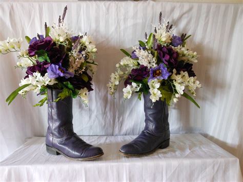 Cowboy Boot Centerpieces Table Centerpieces Floral Designs Party
