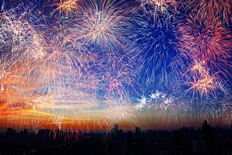Firework Festival In Phetchaburi Province Thailand Stock Image