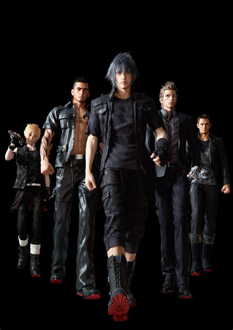 Final Fantasy Xv Main Cast Officially Detailed New Artwork Released