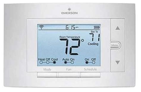 Emerson F U Wf Wifi Thermostat Programs H C Wall Mount
