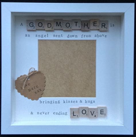 This morse code bracelet can be. Handmade scrabble tile frame, christening, godmother ...