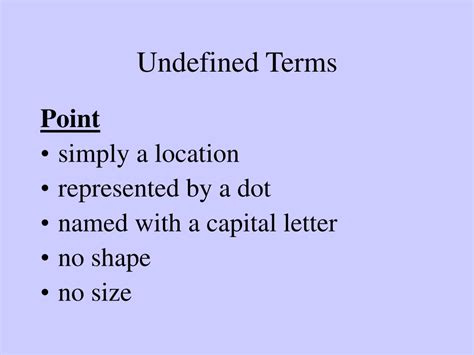 Ppt Undefined Terms And Definitions Powerpoint Presentation Free