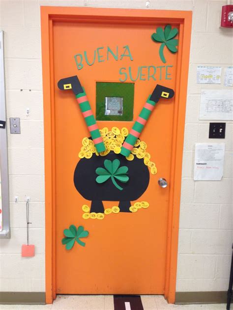St Patrick S Day Classroom Door Decoration St Patricks Activities
