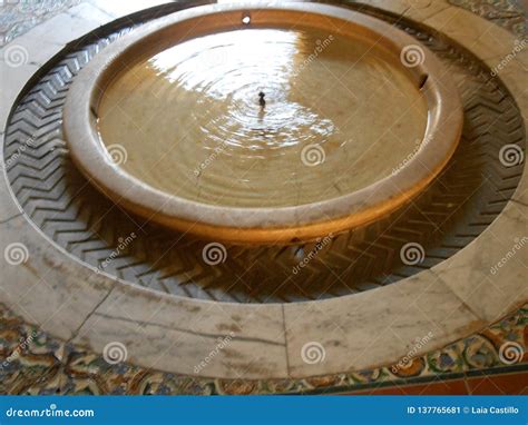Arabic Fountain Of Alcazar From Sevilla Stock Image Image Of Arabic