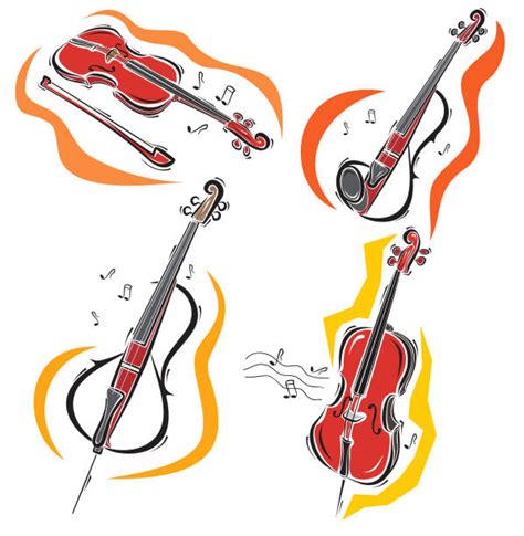 Playing Cello White Background Illustrations Royalty Free Vector