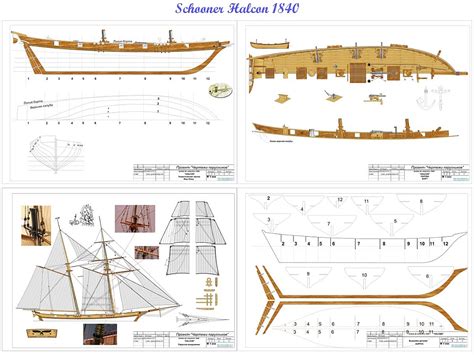 Schooner Halcon 1840 Ship Model Plans Best Ship Models