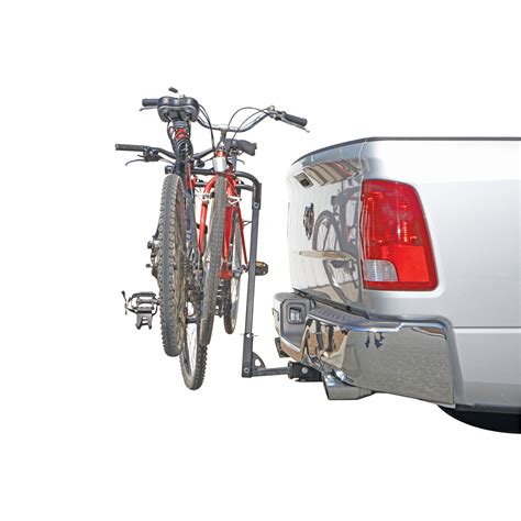 How to haul a bike in a pickup. Two Bike Hitch Mount Bike Rack