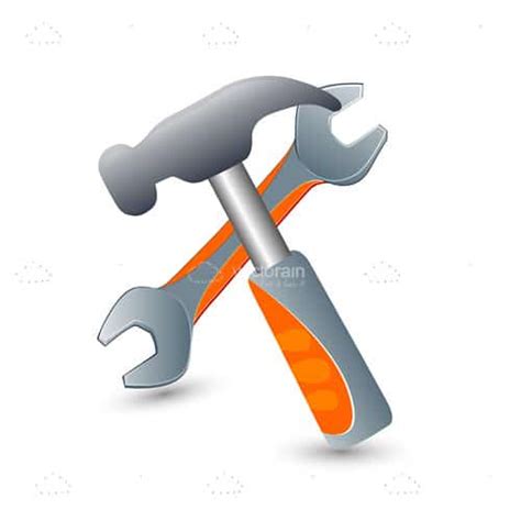 Hammer And Spanner Icon Vectorjunky Free Vectors Icons Logos And More
