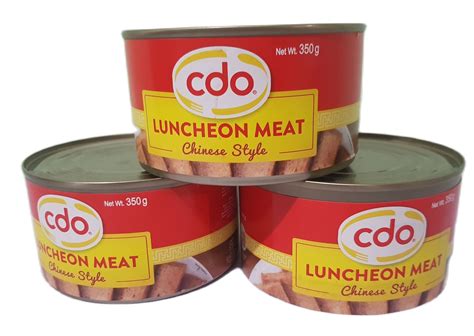 Cdo Chinese Style Luncheon Meat Pack Of Cans X Grams Lazada Ph
