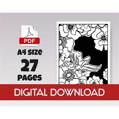 sex adult coloring book pdf download 27 erotic adult coloring etsy uk