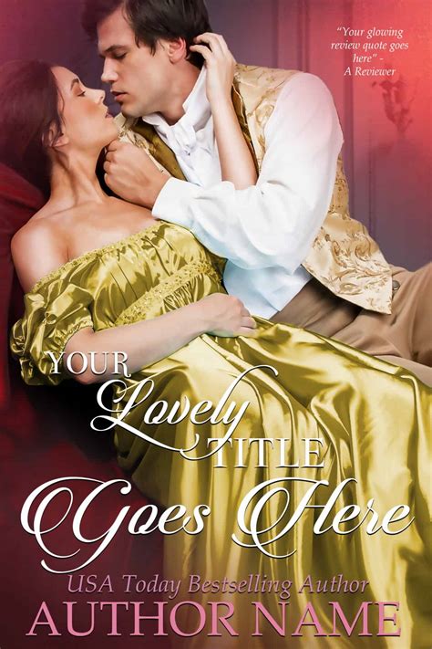 Romantic Regency Couple The Book Cover Designer