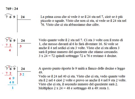 15 x 1 = 15. La divisione a due cifre spiegazione ed esempi ...