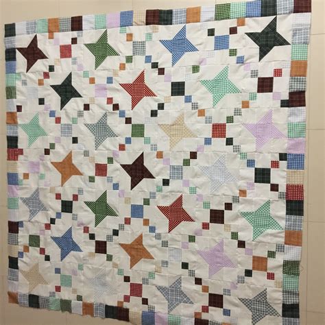 Fettered Friendship Stars Quilt Pattern Bordered Susies