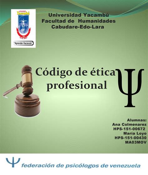 Código De ética Profesional By Anamariacm97 Issuu