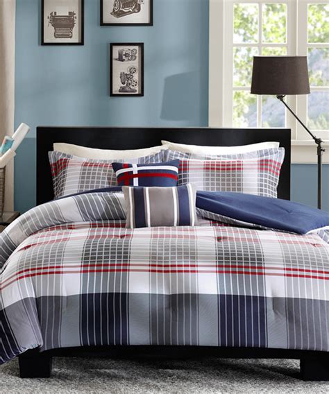 Fill his bedroom space with furniture boys often like to let loose their creativity in their bedroom, so they need furniture sets that last. Teen Boy Bedding - Teen Comforters & Bedding Sets