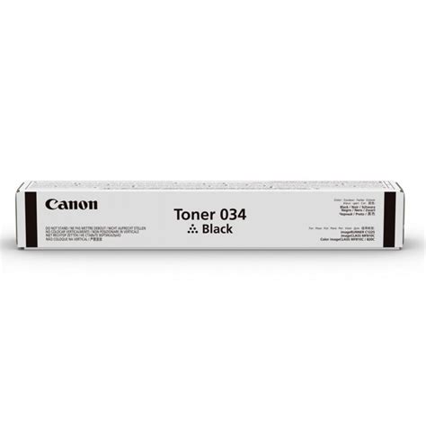 Canon Type 034 Black Toner Cartridge Oem