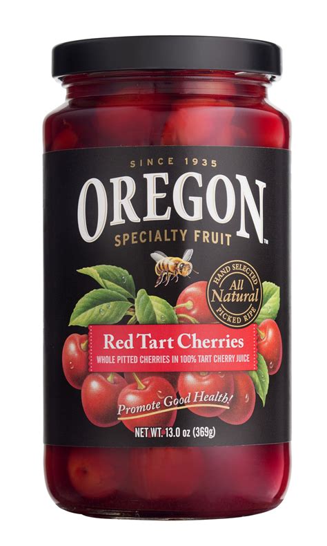 Oregon Fruit Products Red Tart Cherries Combines Health Benefits Of