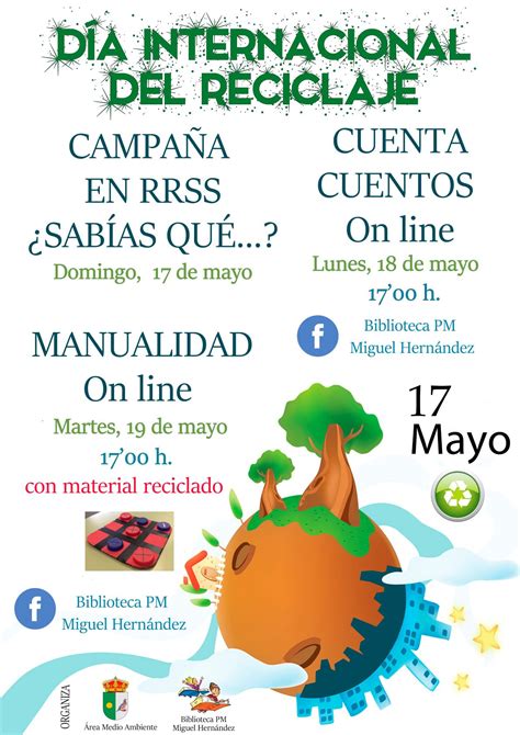 Día Internacional del Reciclaje 17 de mayo