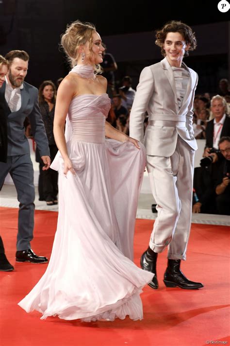Lily Rose Depp Et Timothée Chalamet Tapis Rouge Du Film The King Lors