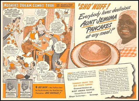 shirley sees aunt jemima pancakes