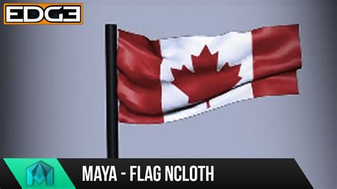 Maya Ncloth Tutorial Wind Blown Flag Simulation Hd Youtube