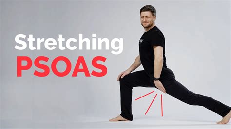 Psoas Stretch 3 Hip Flexor Stretches Anatomy YouTube