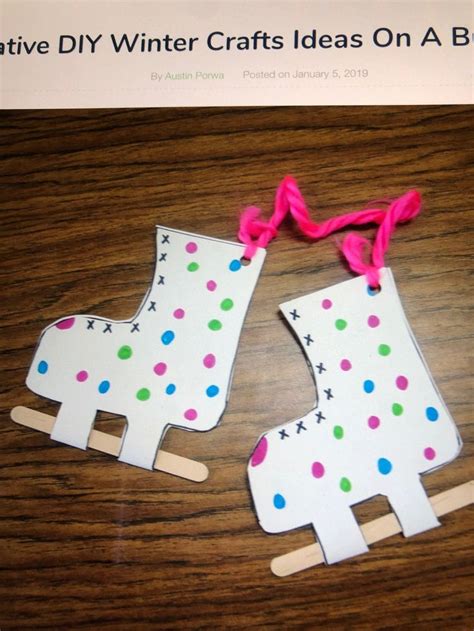 Pin By Sylvia Menard On Things To Do With The Kids Winter Crafts