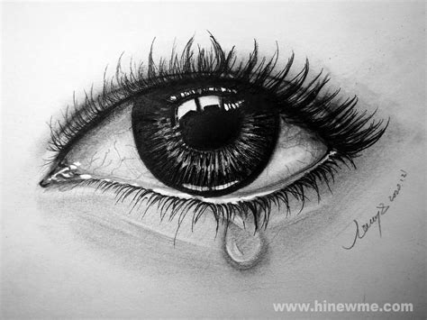 How To Draw A Teary Eye At How To Draw