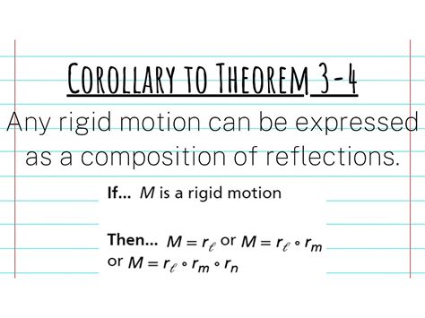 Composition Of Rigid Motions Math Showme