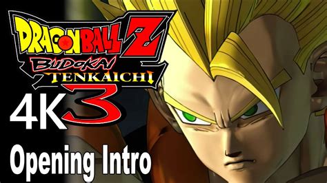 Dragon Ball Z Budokai Tenkaichi 3 Opening Intro 4k Youtube