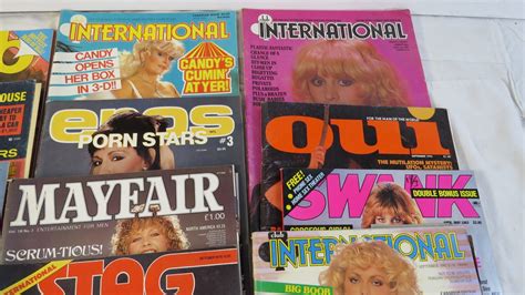 assorted adult magazines